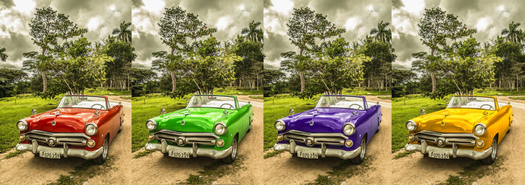 Värvikorrektsioon Channel Mixer